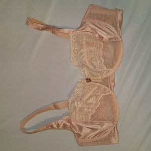 Adore Me 40DD Blush Pink Bra w/ Lace